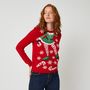 Voir la diapositive 1 : INEXTENSO Pull de noël femme 