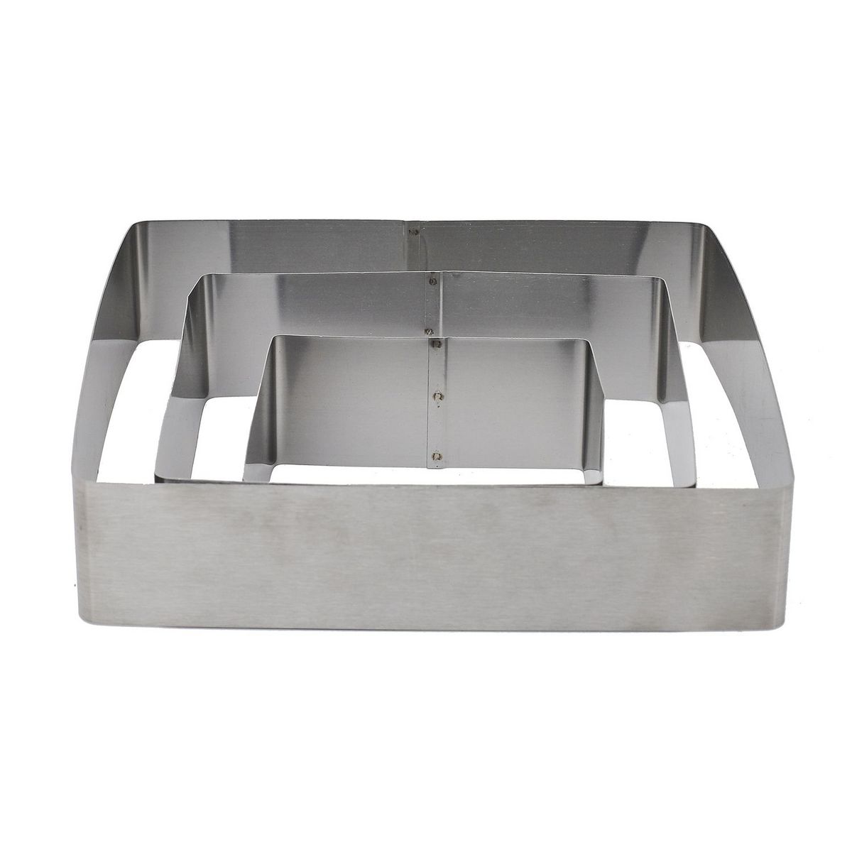 Lot de 3 cadres pâtissiers carrés