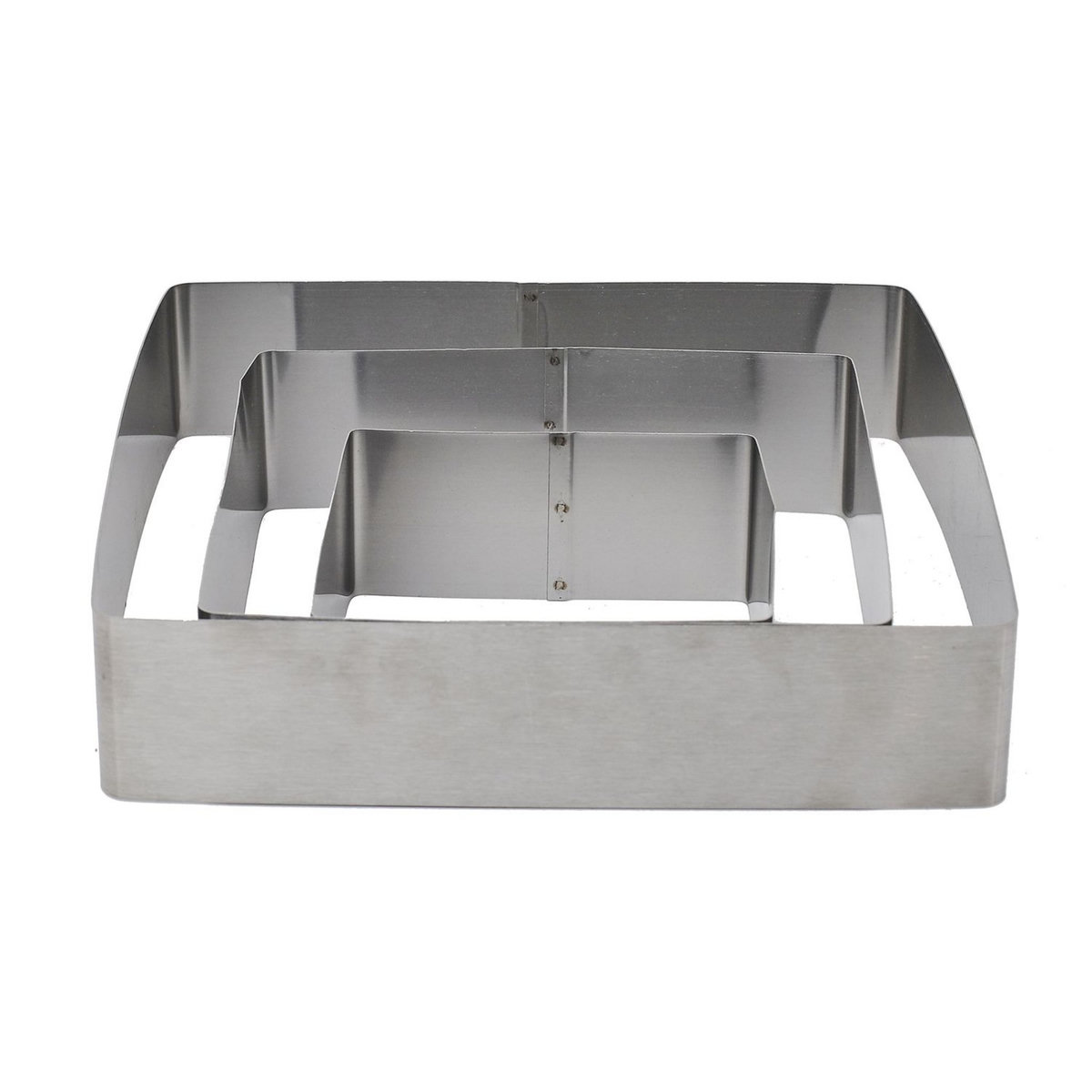 Lot de 3 cadres pâtissiers carrés