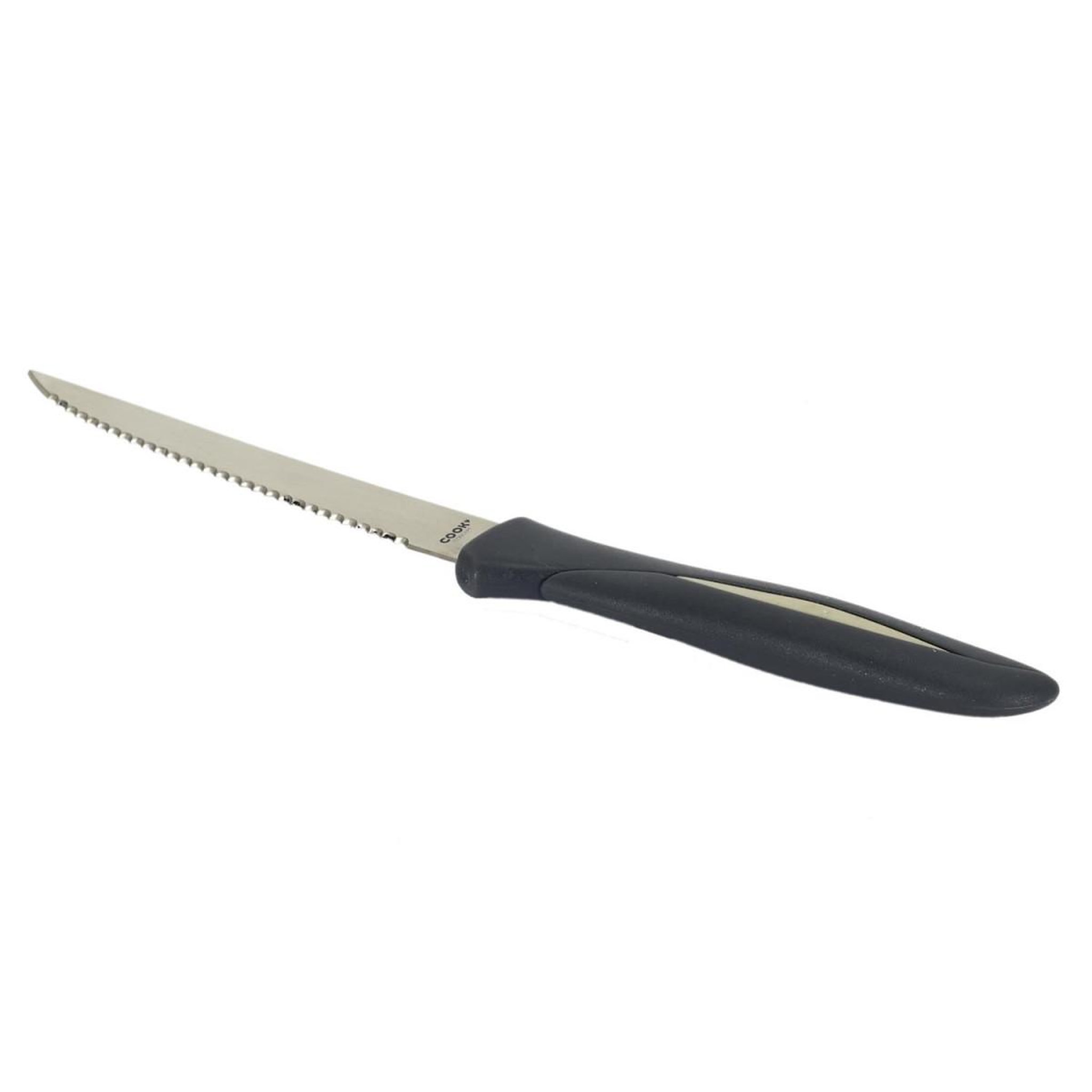 Voir la diapositive 2 : COOK CONCEPT Lot de 6 Couteaux à Steak  Inox  23cm Gris