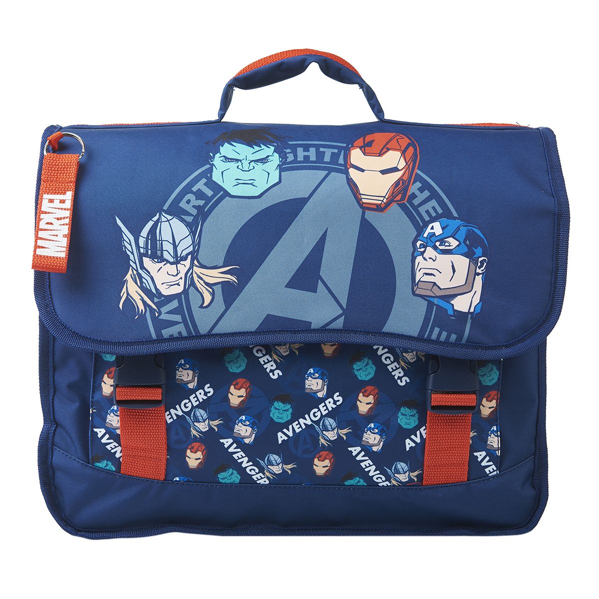 MARVEL Cartable 38 cm CP/CE1/CE2 bleu AVENGERS