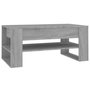 Voir la diapositive 2 : VIDAXL Table basse sonoma gris 102x55x45 cm bois d ingénierie