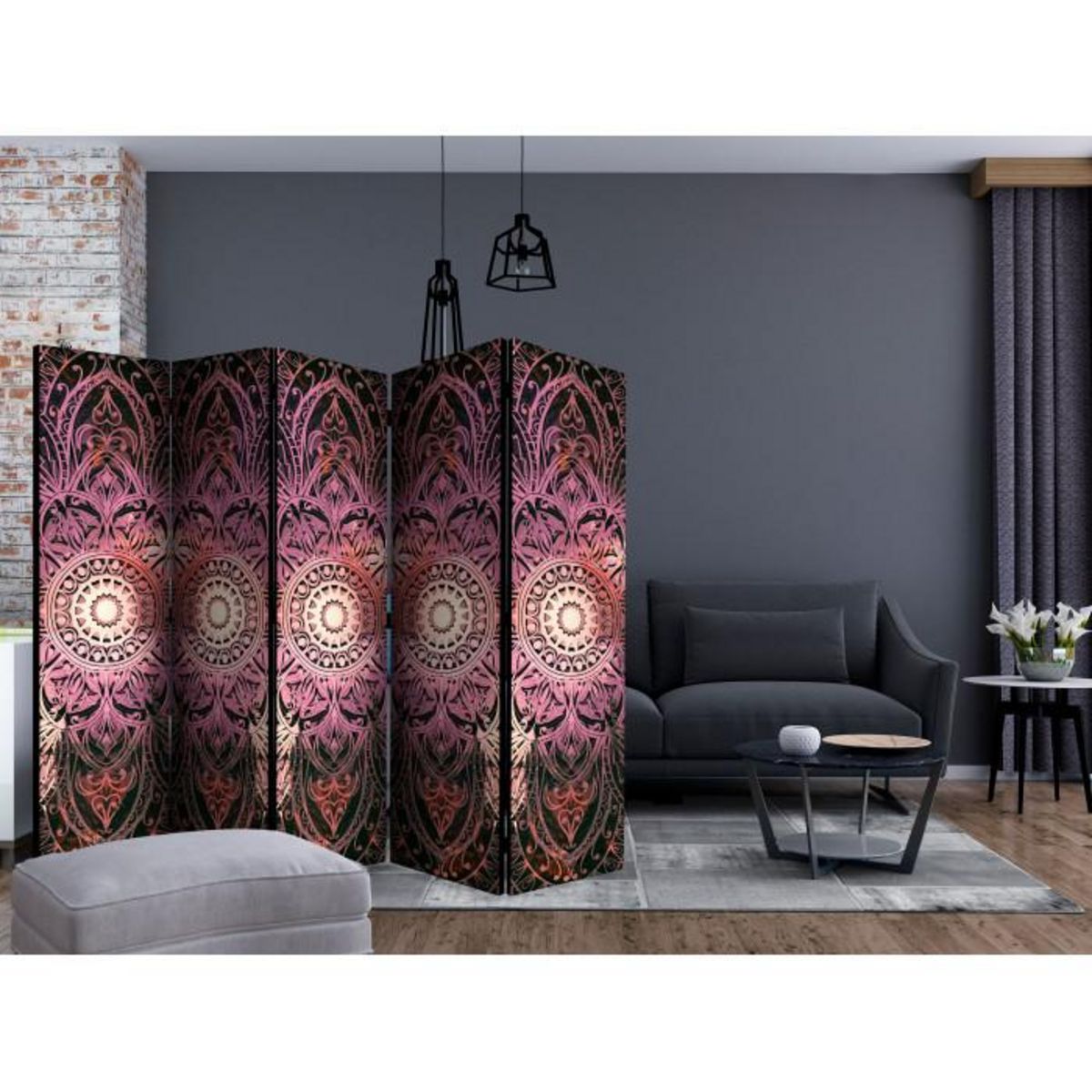 Paris Prix Paravent 5 Volets  Harmony of Detail  172x225cm