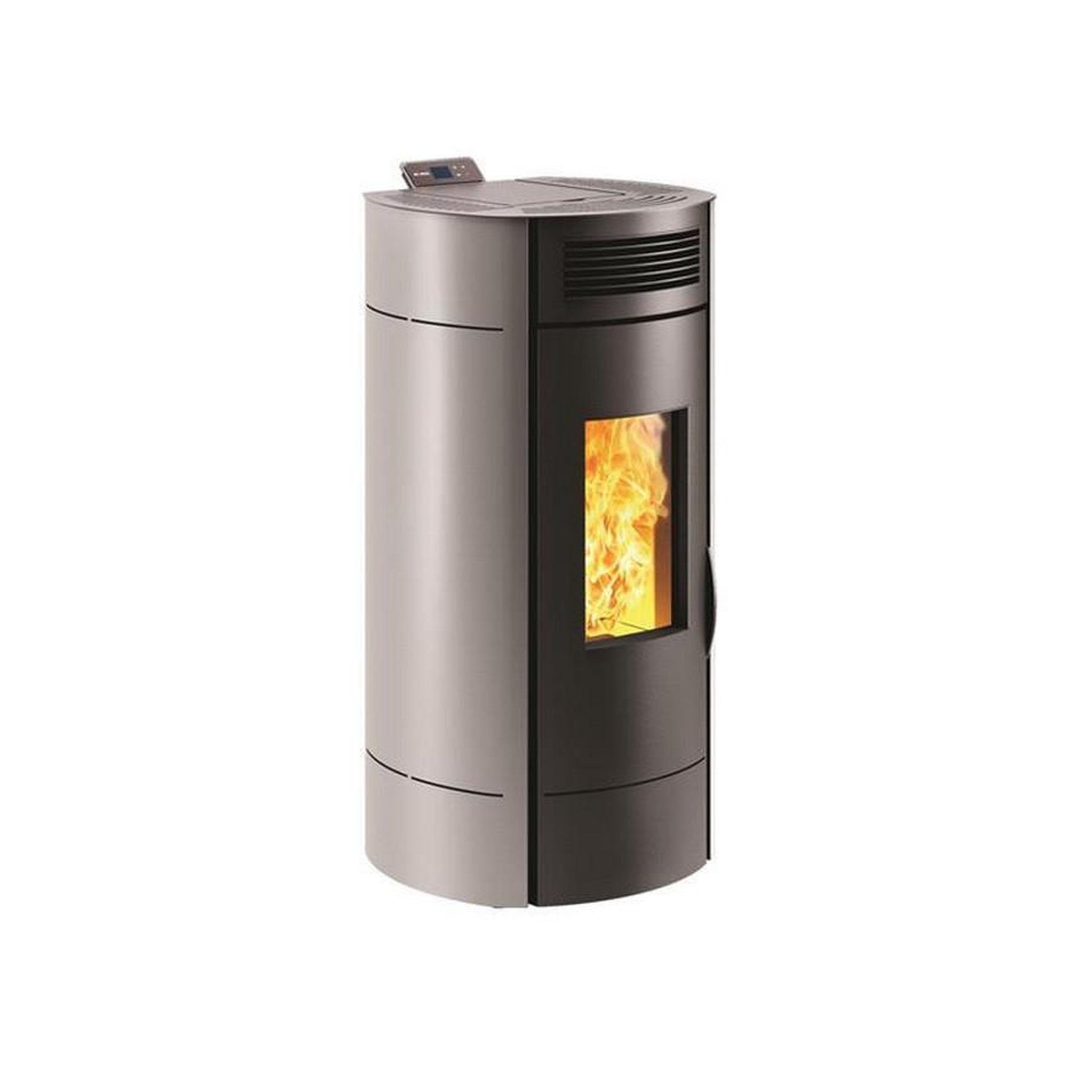 Invicta Poêle à granulés de bois 9.5kw gris - P941978