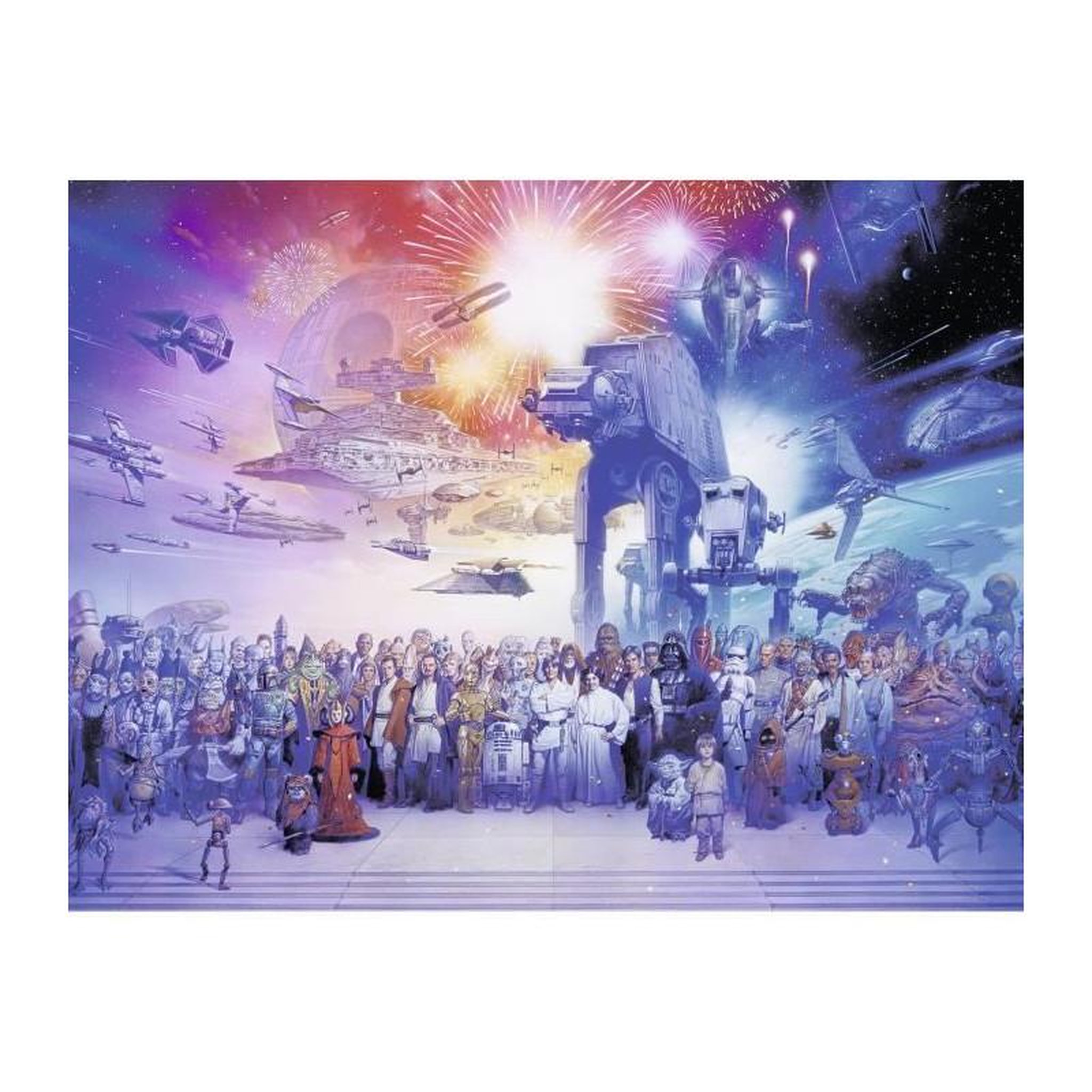 Voir la diapositive 2 : RAVENSBURGER RAVENSBURGER Puzzle 2000 P - L'univers Star Wars