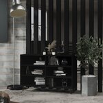 VIDAXL Buffet noir 103,5x35x70 cm bois d'ingenierie
