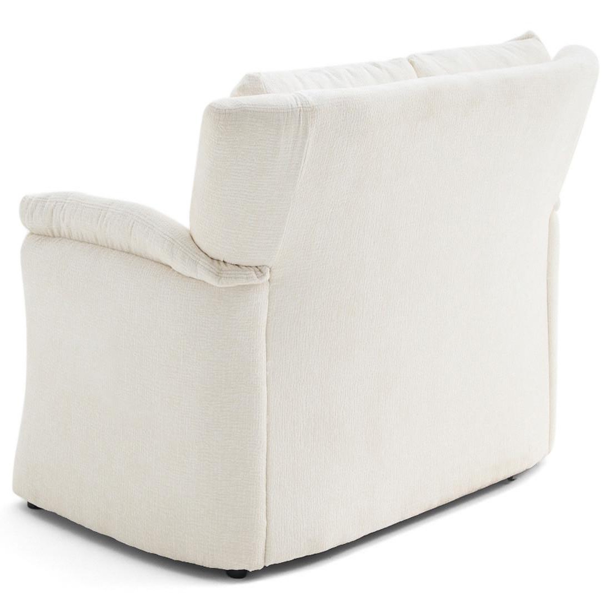 Voir la diapositive 6 : LISA DESIGN Bastille - canapé droit 2 places en tissu velours relief