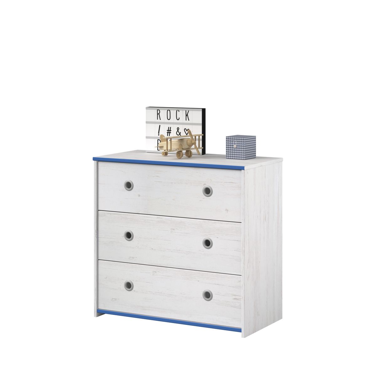 Commode 3 tiroirs L79cm REVERSO