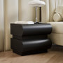 Voir la diapositive 5 : Paris Prix Table de Chevet 2 Tiroirs  Sherazade  45cm Noir