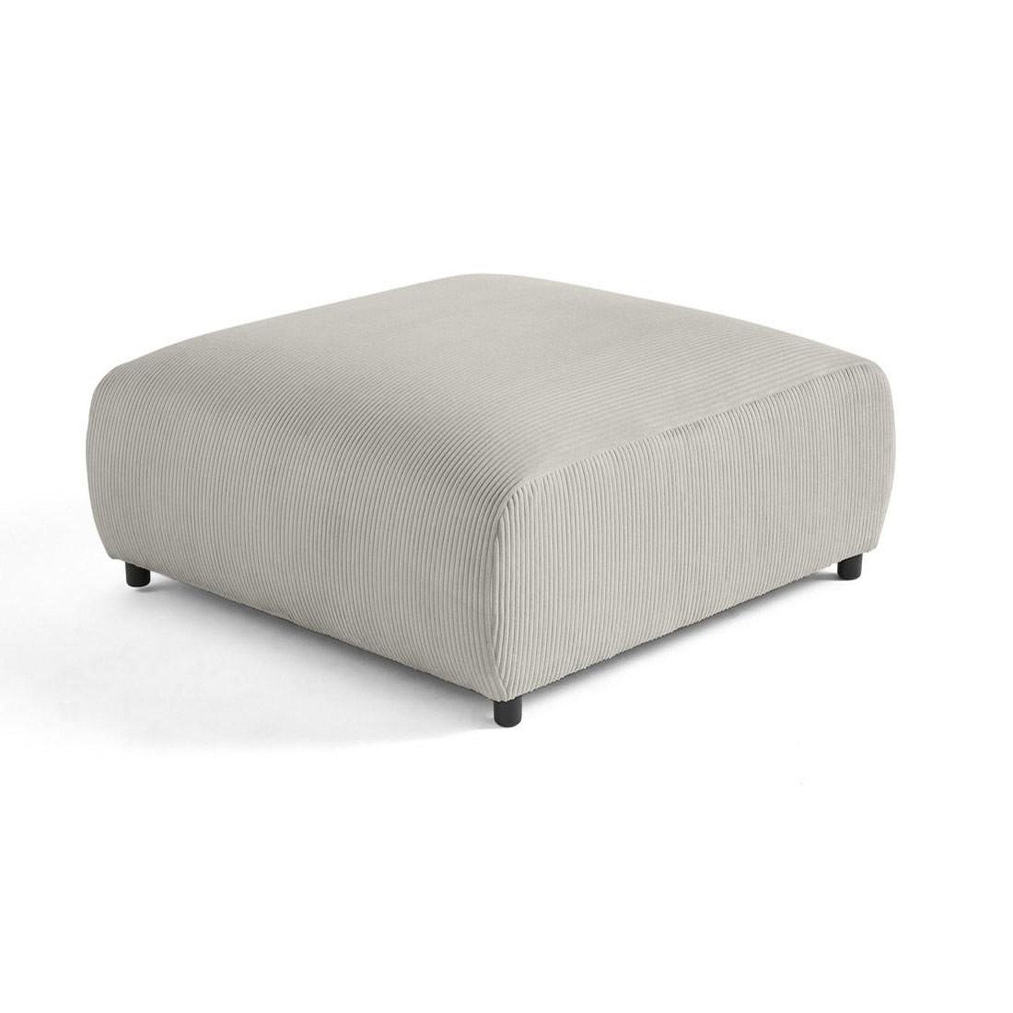 Voir la diapositive 2 : LISA DESIGN Garance - grand pouf modulable - en velours côtelé