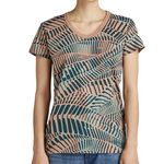 G-Star Raw T shirt  Femme All Over Print D21210. Coloris disponibles : Orange