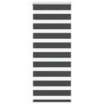 VIDAXL Store zebre noir 60x150 cm largeur du tissu 55,9 cm polyester