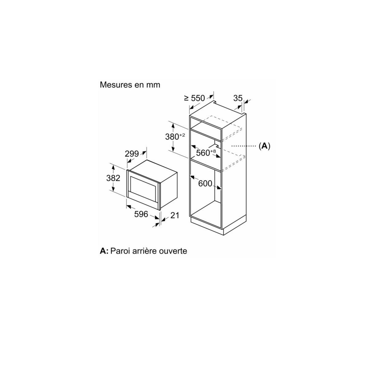 Neff Micro-ondes encastrable 21l 900w inox - NR4WR21N1