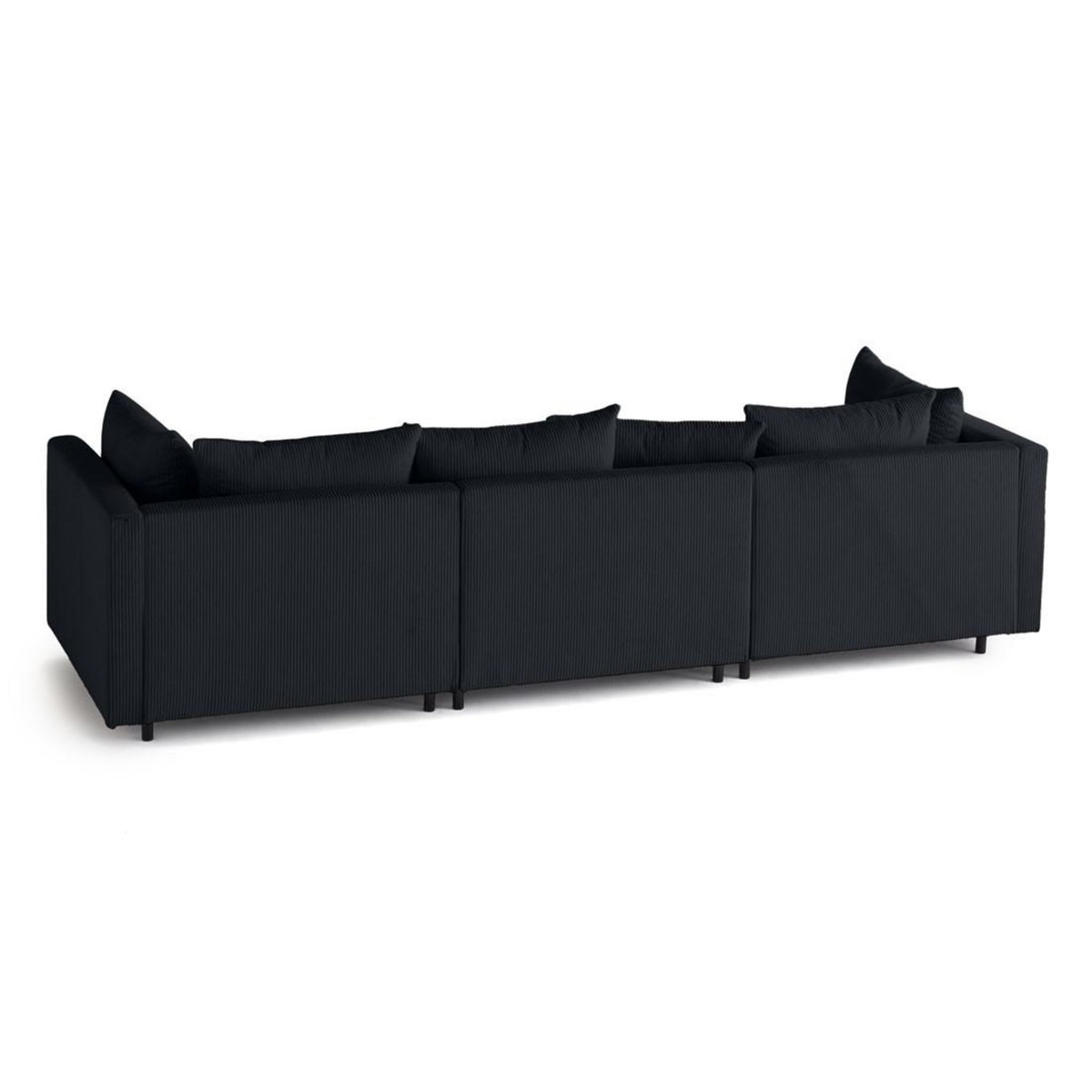 LISA DESIGN Edinburg - canapé modulable 3 places - velours côtelé