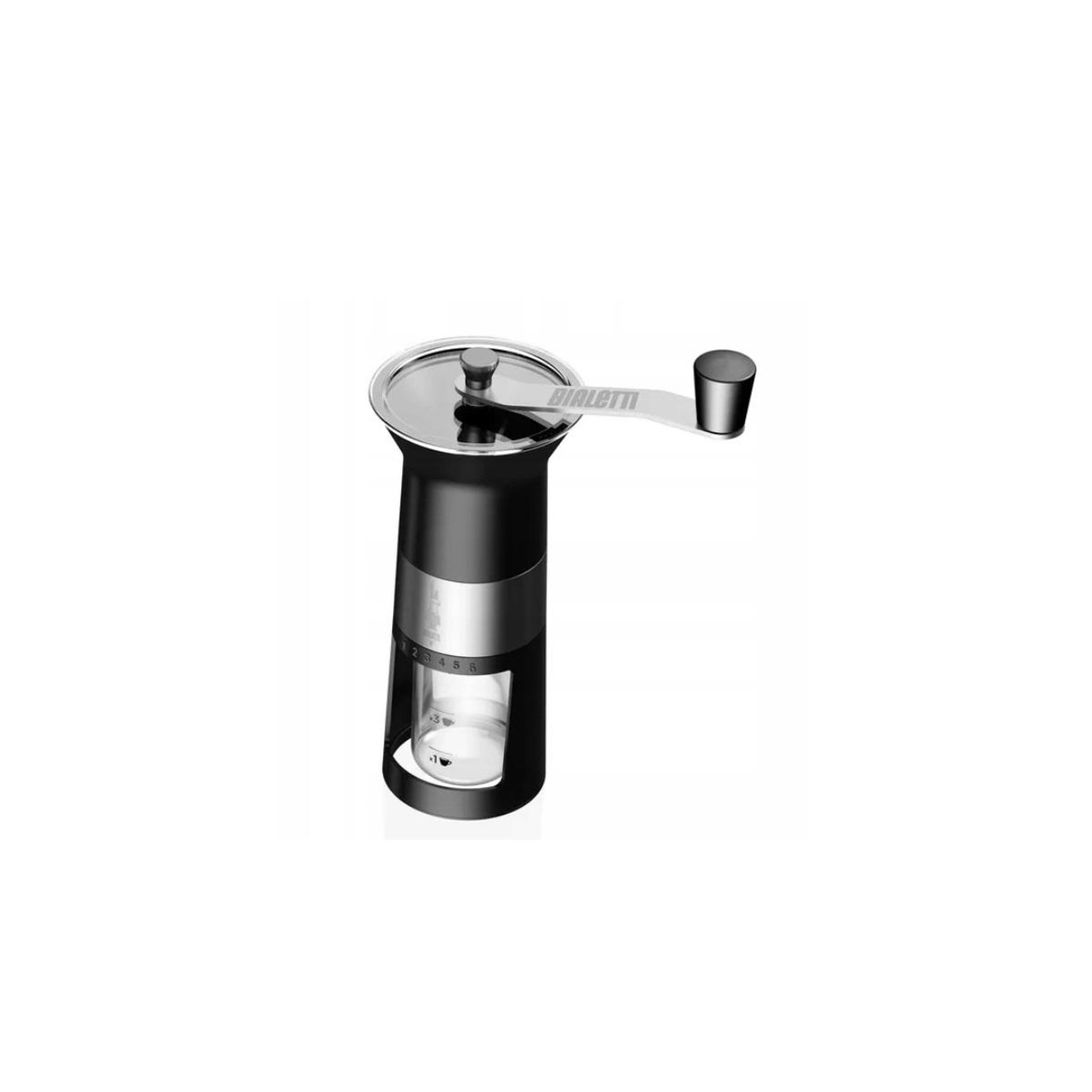 Voir la diapositive 2 : BIALETTI Moulin à café manuel noir/inox - mcpro001