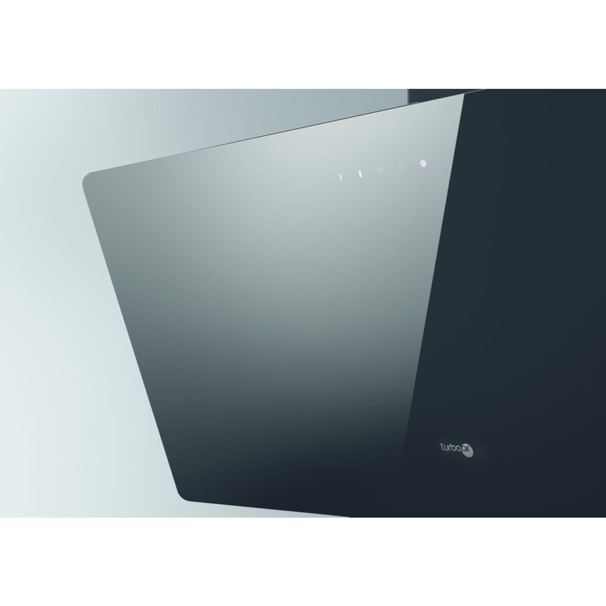 Voir la diapositive 2 : TURBOAIR Hotte décorative murale inclinée vivace bl/a/90
