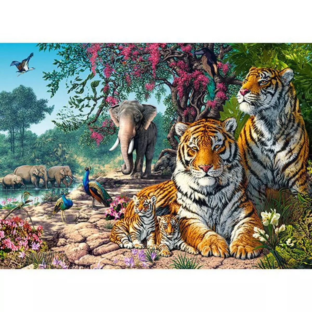 Castorland Puzzle 300 pièces : Sanctuaire du Tigre