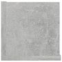 Voir la diapositive 5 : VIDAXL Etagere murale a CD Gris beton 100x18x18 cm Bois d'ingenierie