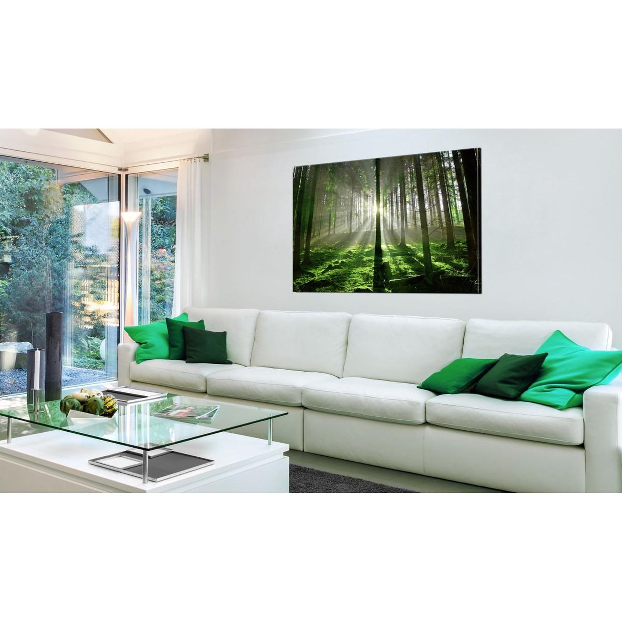Voir la diapositive 2 : Paris Prix Tableau Imprimé  Emerald Forest II