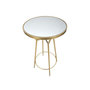 Voir la diapositive 3 : Paris Prix Table de Bar Miroir  Circle  105cm Or