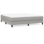 Voir la diapositive 2 : VIDAXL Sommier a lattes de lit avec matelas Gris clair 180x200cm Tissu