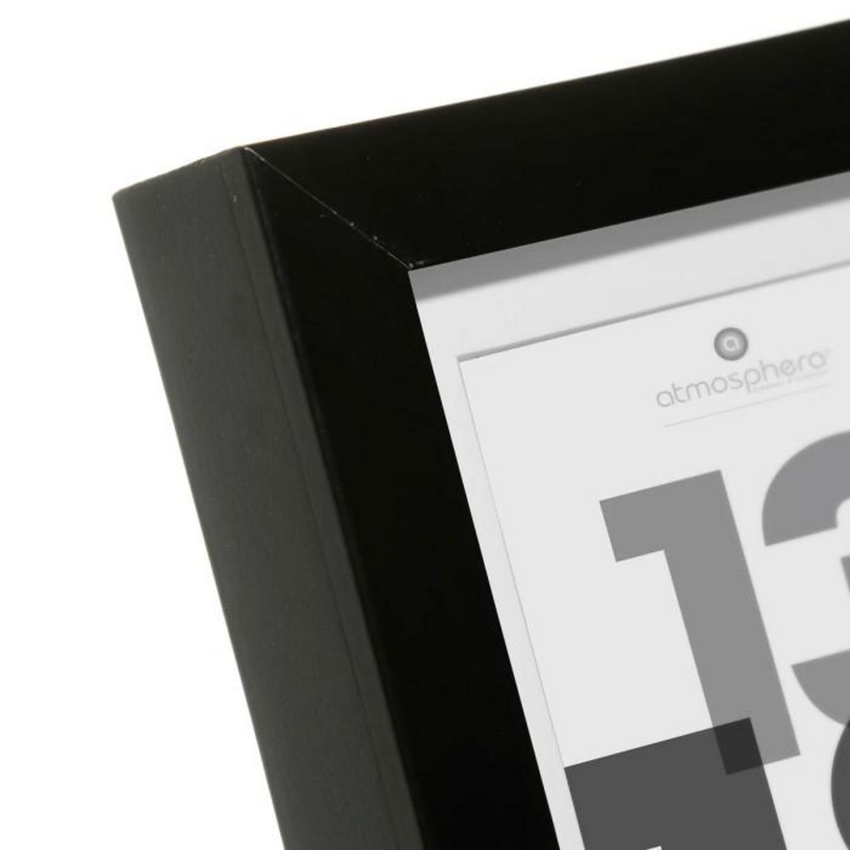 ATMOSPHERA Cadre Photo Bois 13x18cm Noir