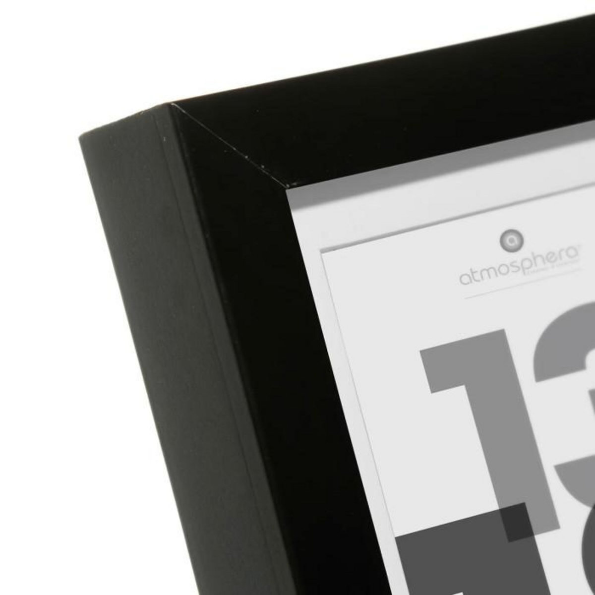 ATMOSPHERA Cadre Photo Bois 13x18cm Noir