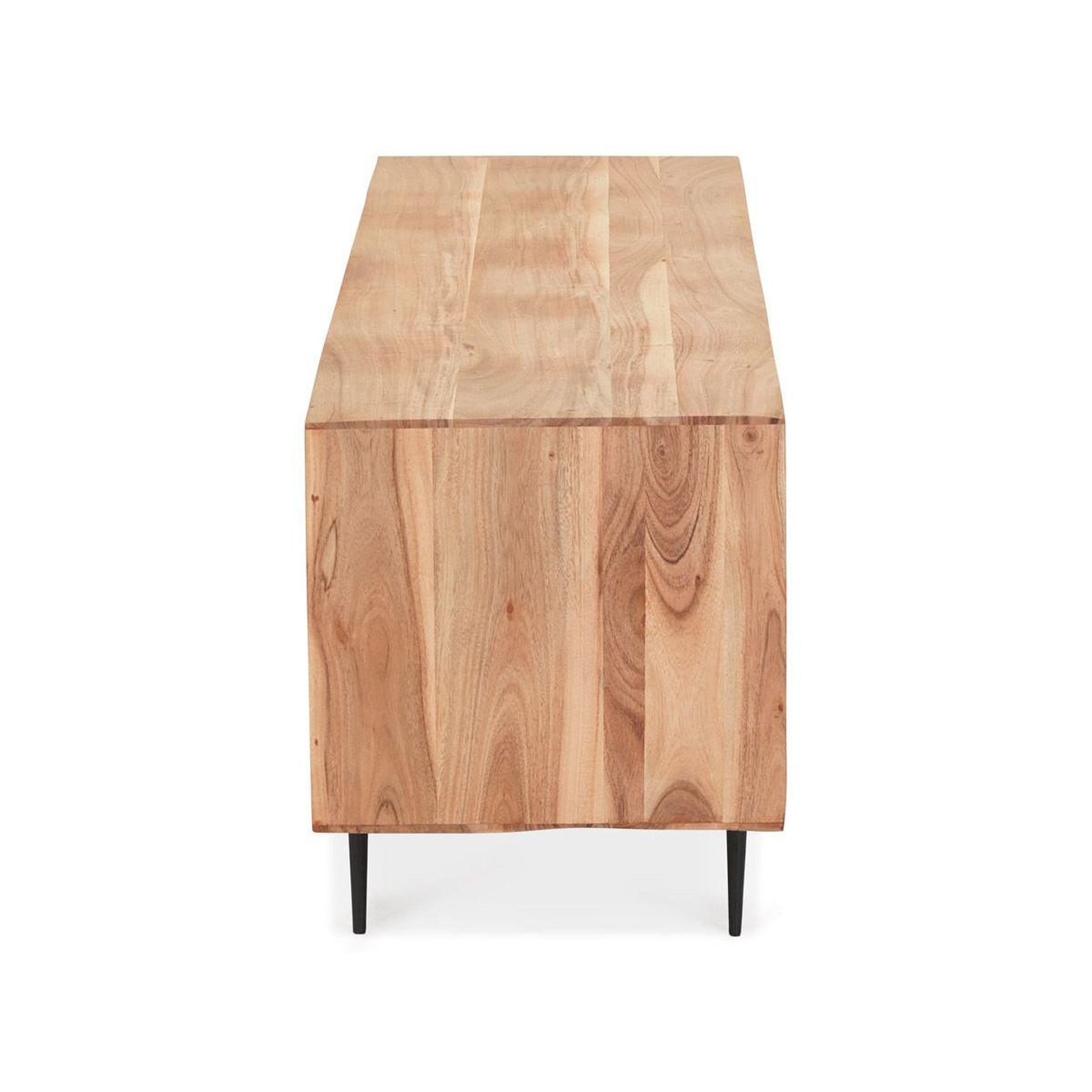 Voir la diapositive 5 : Paris Prix Meuble tv 3 portes en bois  myriam  147cm naturel