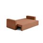 Voir la diapositive 3 : BEST MOBILIER Topaze - canapé 3 places - convertible avec coffre - en tissu bouclette