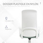 Voir la diapositive 6 : VINSETTO Fauteuil de Bureau ergonomique avec accoudoirs et roulettes pivotant - Fonction Inclinaison et Hauteur réglable dim. 62L x 56l x 119,5H cm - Vert