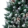 VIDAXL Arbre de Noël artificiel pre-eclaire/boules pommes de pin 150cm