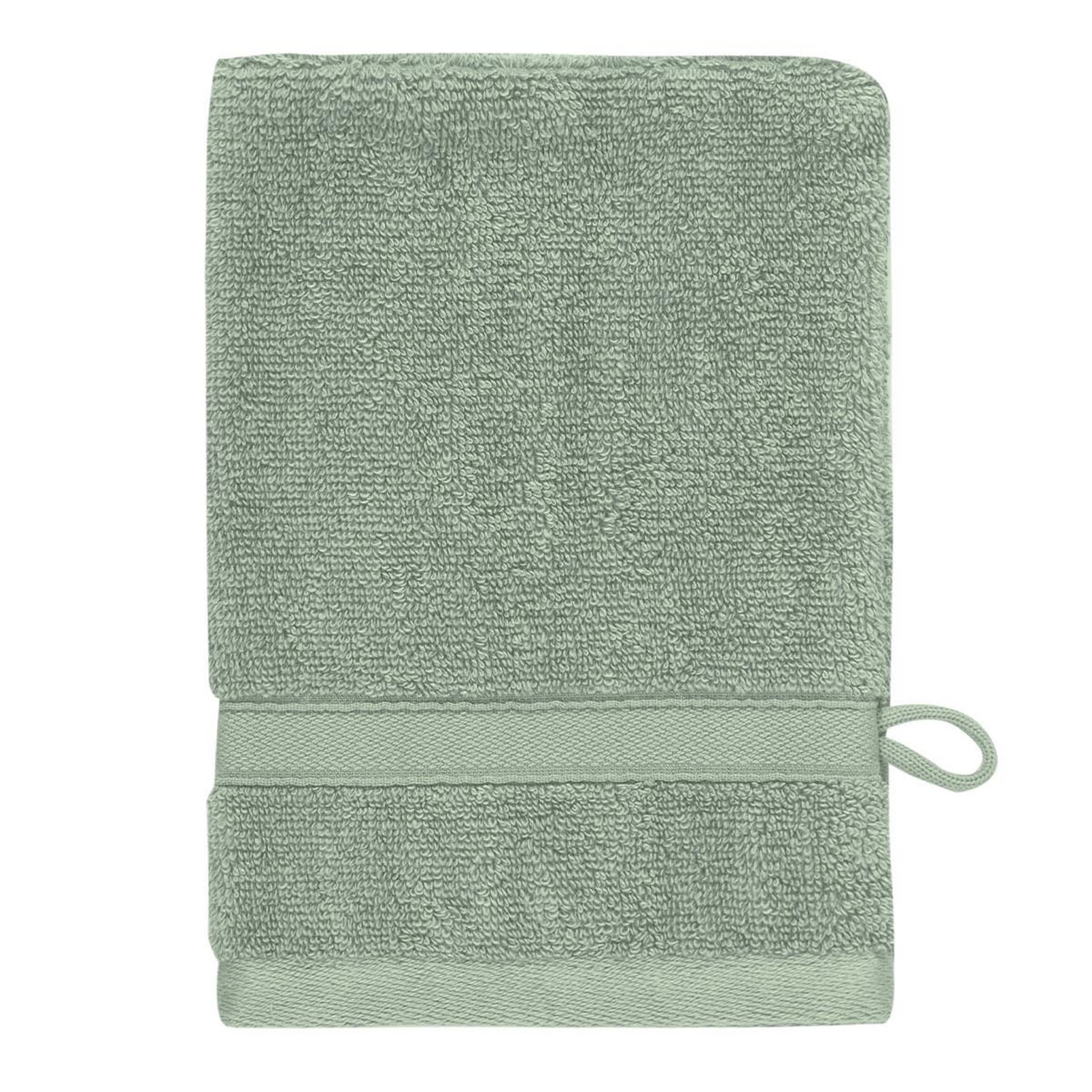 Voir la diapositive 2 : Sensei Maison Lot de 3 gants de toilette 600 g/m² SENSILK - 16x22 cm