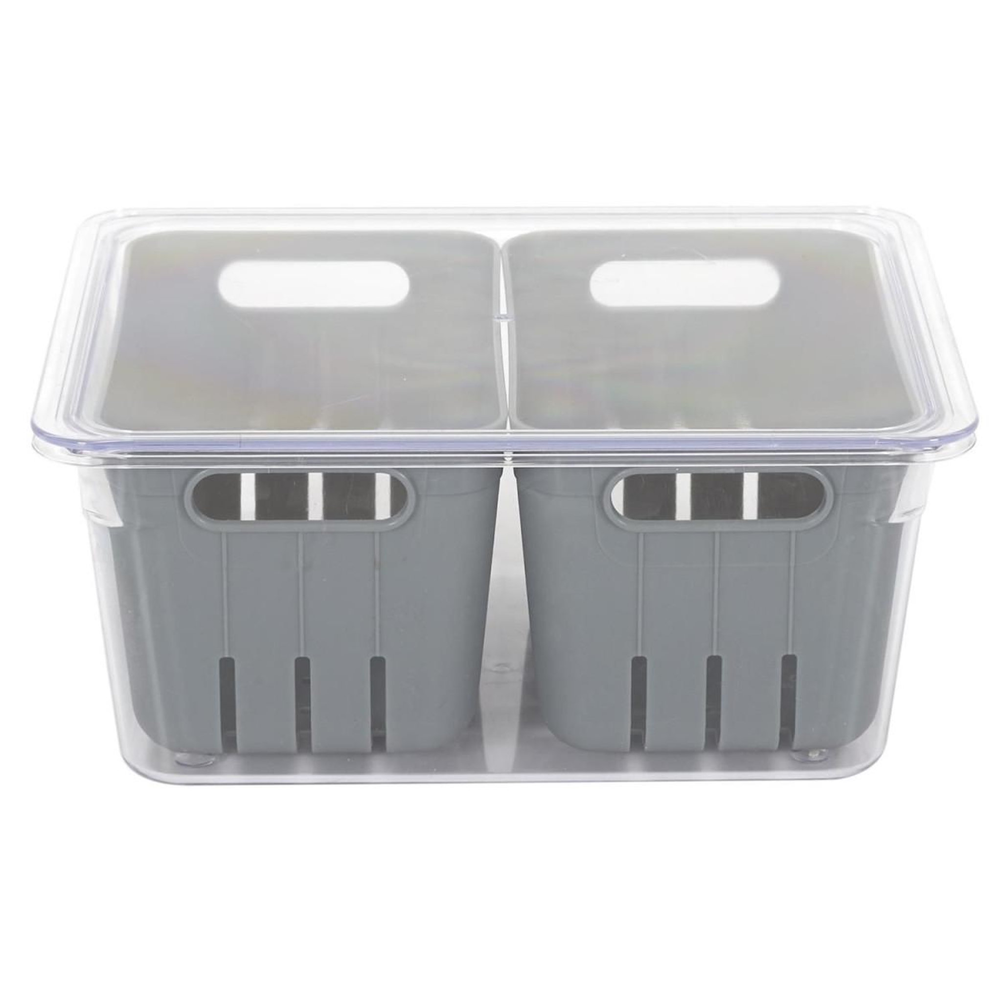 COOK CONCEPT Boîte de Conservation  2 Boîtes  22cm Gris