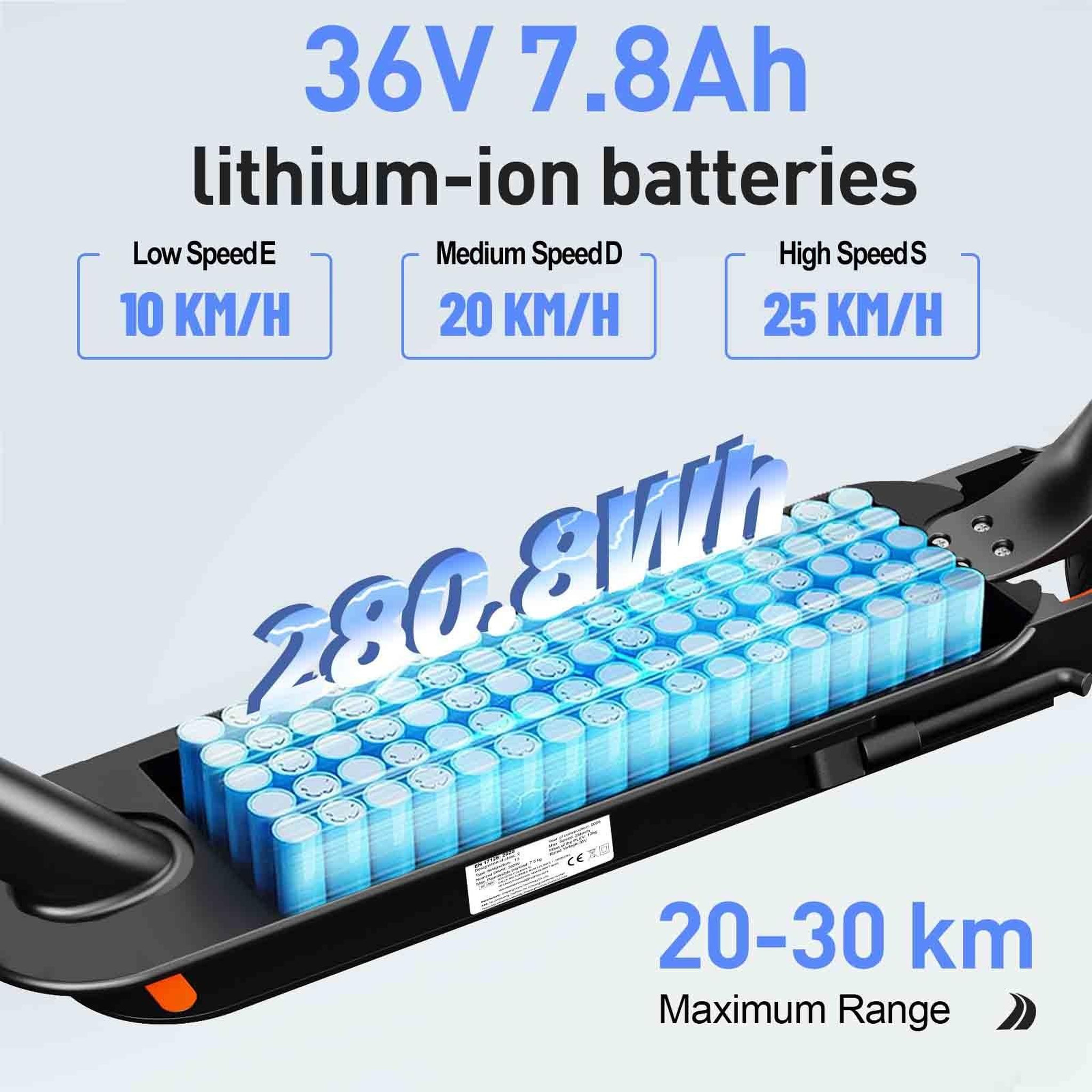 Voir la diapositive 5 : TODIMART Trottinette électrique pliable todimart t3, pneus pleins 8,5 , contrôle via application, noire