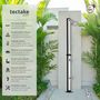 Voir la diapositive 2 : tectake Douche solaire 20 litres noir/gris