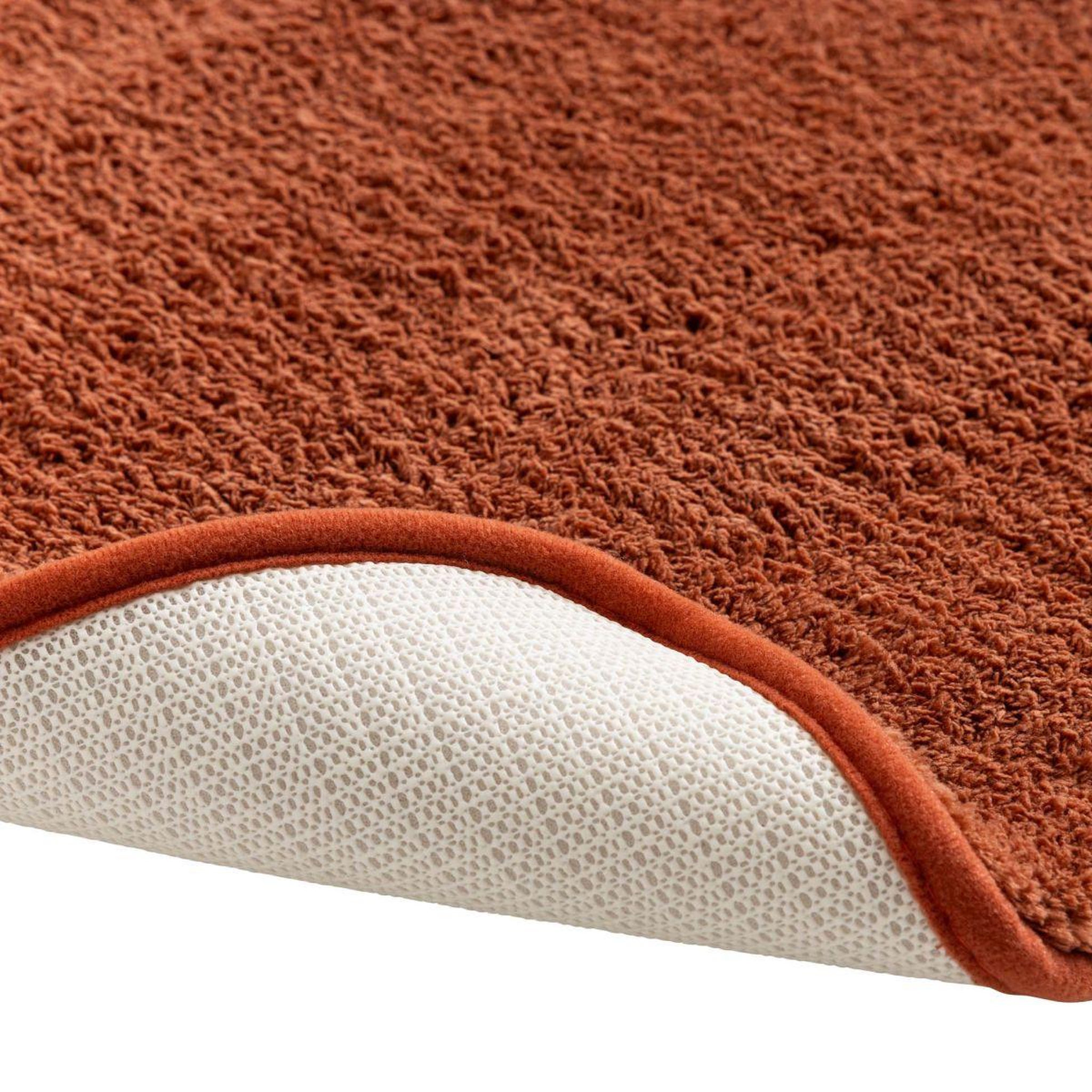 Voir la diapositive 4 : Douceur d'Intérieur Tapis de bain en microfibre  mael  50x80cm terracotta