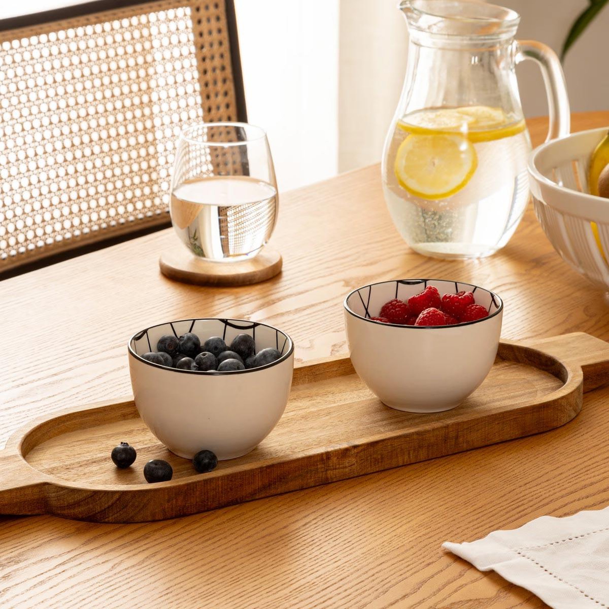 Voir la diapositive 2 : SECRET DE GOURMET Plat de présentation en bois  acacia  48cm marron
