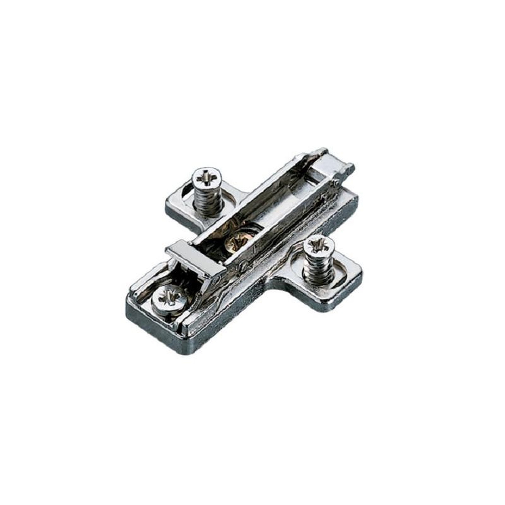 SALICE Embase cruciforme avec eurovis 37x32mm zamak argentée 0mm – SALICE BARGR39 16