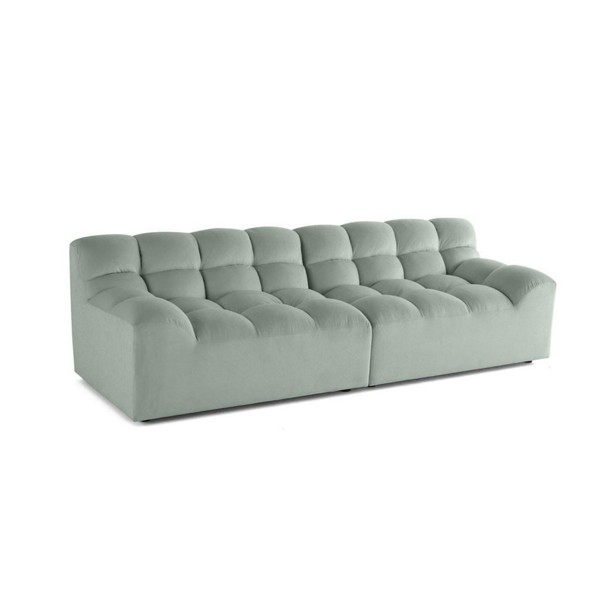 LISA DESIGN Napoli - canapé droit 4 places - en velours