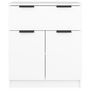 Voir la diapositive 5 : VIDAXL Buffet Blanc 60x30x70 cm Bois d'ingenierie