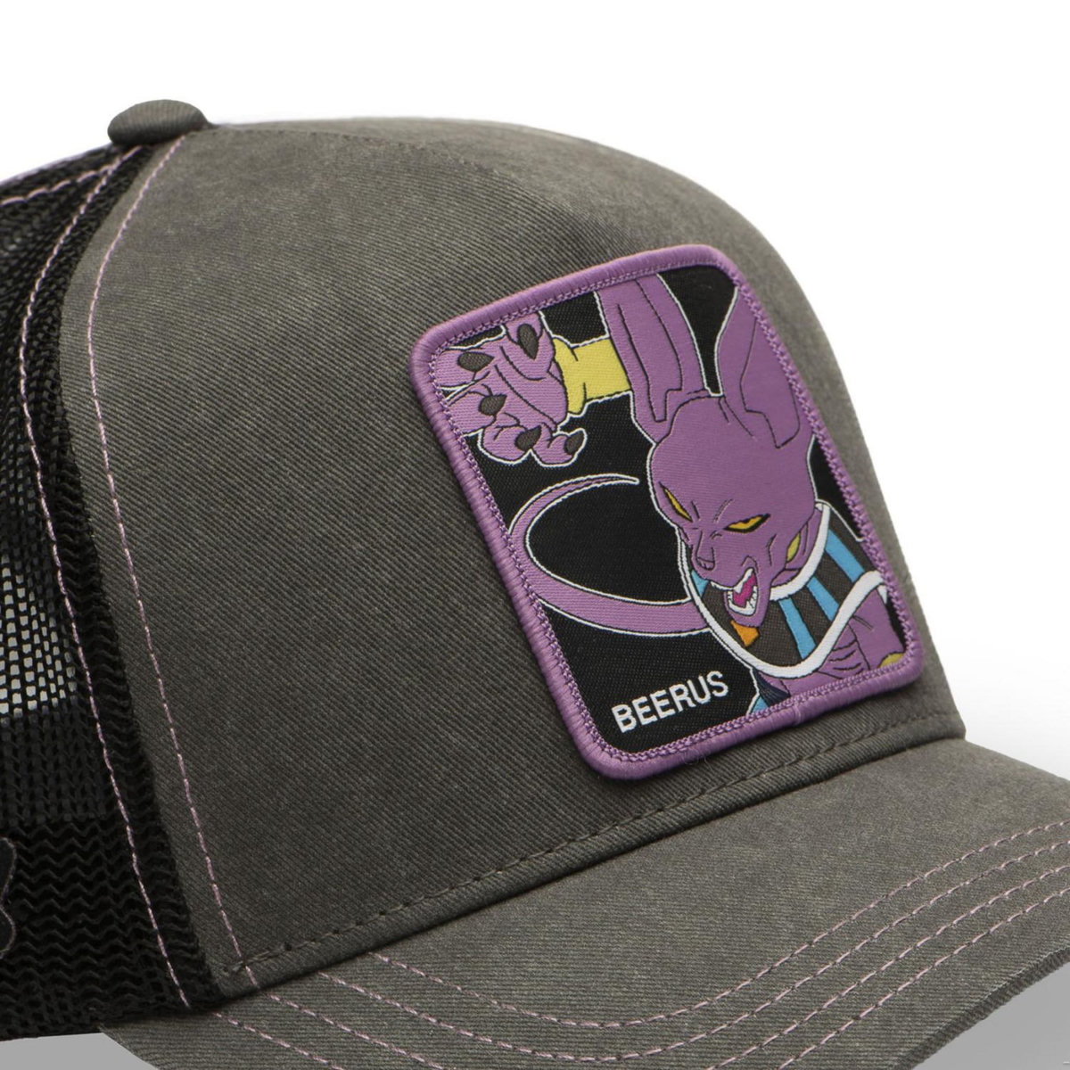 CAPSLAB Casquette trucker avec filet effet délavé Dragon Ball Super Beerus