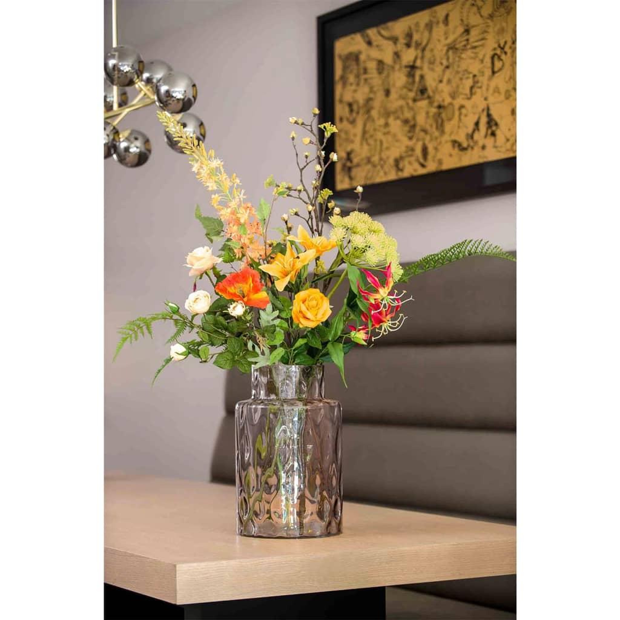 Voir la diapositive 1 : EMERALD Emerald Bouquet artificiel Happy Orange XL