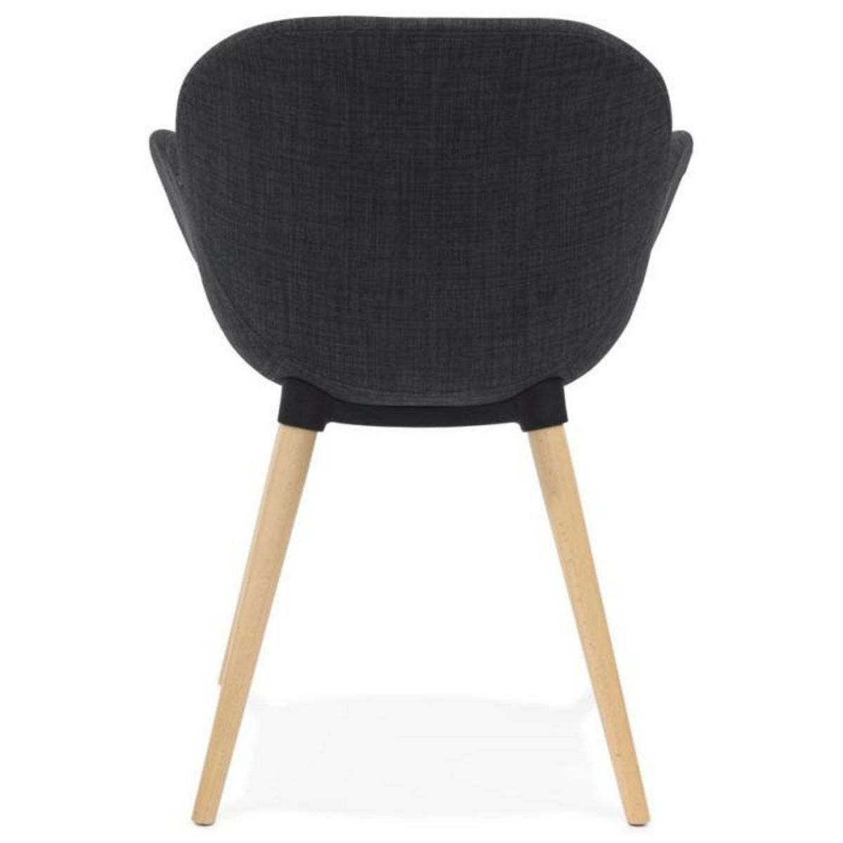 Paris Prix Fauteuil Design en Tissu  Pikko  84cm Gris Foncé