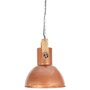 VIDAXL Lampe suspendue industrielle 25 W Cuivre Rond Manguier 42cm E27