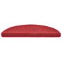 Voir la diapositive 3 : VIDAXL Tapis d'escalier 20 pcs rouge bordeaux 56x17x3 cm