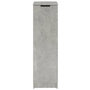 Voir la diapositive 5 : VIDAXL Armoire a chaussures Gris beton 30x35x100 cm Bois d'ingenierie