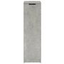 Voir la diapositive 5 : VIDAXL Armoire a chaussures Gris beton 30x35x100 cm Bois d'ingenierie