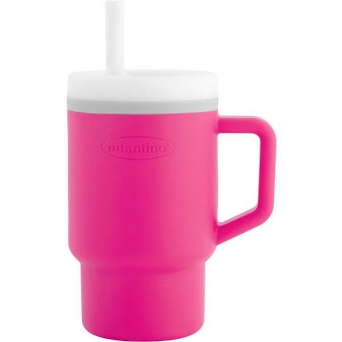 INFANTINO Ma premiere tasse silicone - INFANTINO - 255 ml - Bubble gum