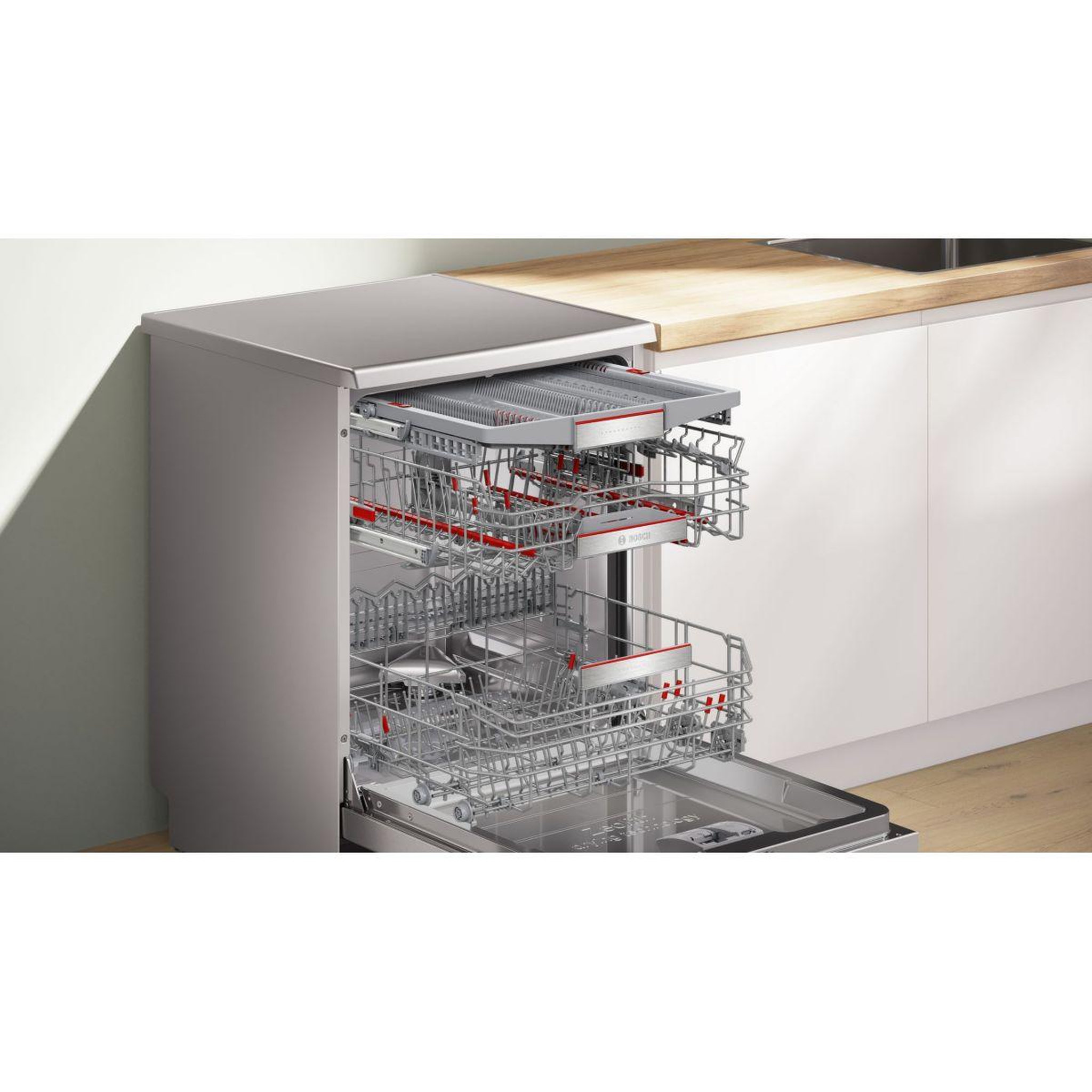 Voir la diapositive 3 : BOSCH Lave vaisselle 60 cm SMS8TCI04E, Série 8, Zeolith