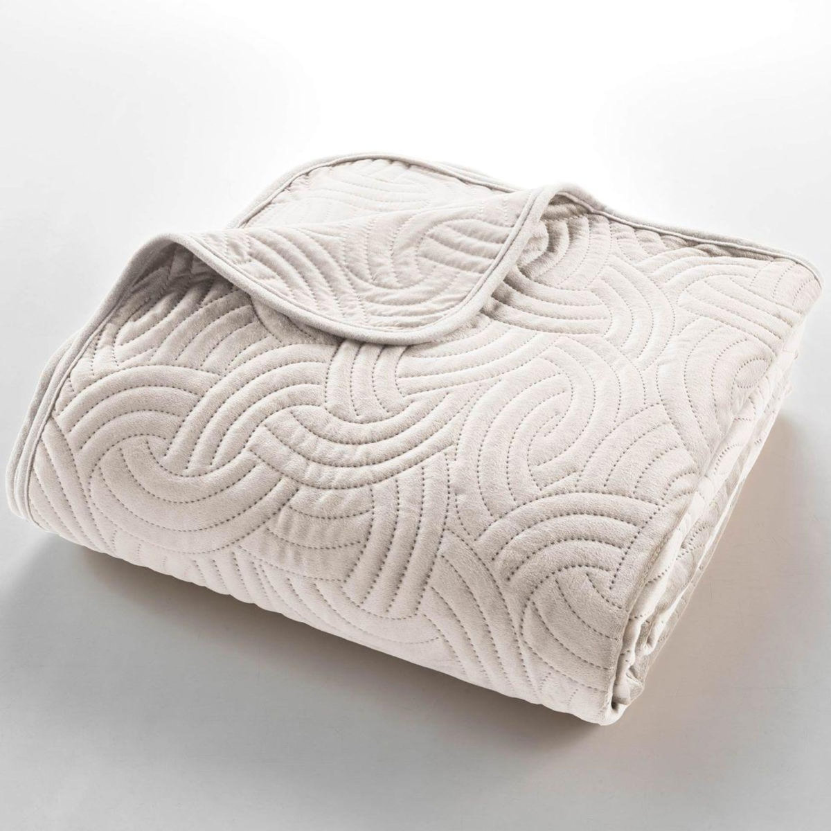 Paris Prix Couvre-Lit & 2 Housses de Coussin  Solange  240x260cm Naturel